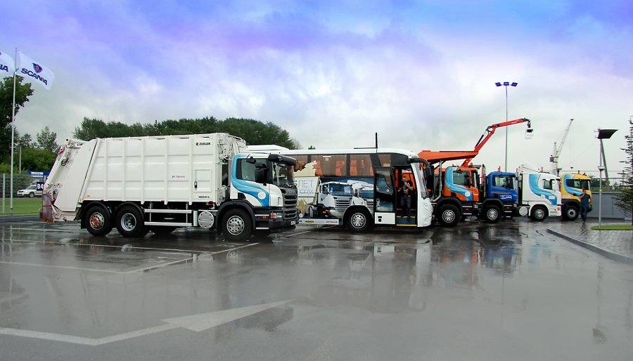 Грандиозный автопробег Scania Road Show прошел по югу России